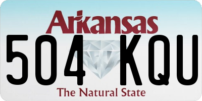 AR license plate 504KQU