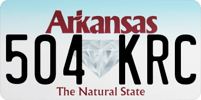 AR license plate 504KRC