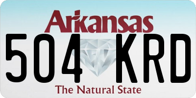 AR license plate 504KRD