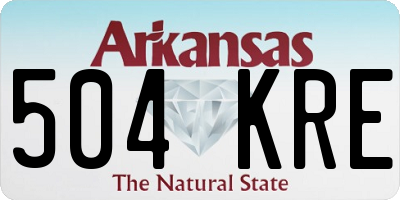AR license plate 504KRE