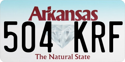 AR license plate 504KRF
