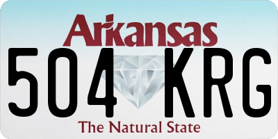AR license plate 504KRG