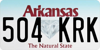 AR license plate 504KRK