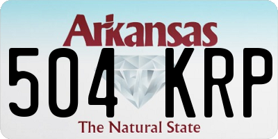 AR license plate 504KRP