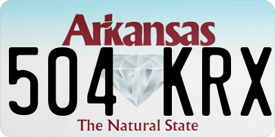 AR license plate 504KRX