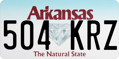 AR license plate 504KRZ
