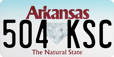 AR license plate 504KSC