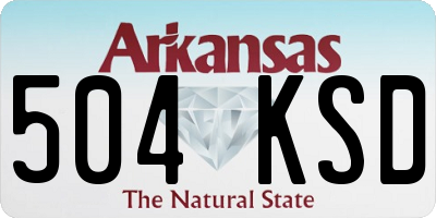 AR license plate 504KSD