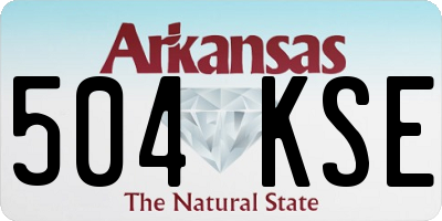AR license plate 504KSE