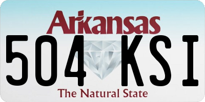 AR license plate 504KSI