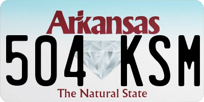 AR license plate 504KSM