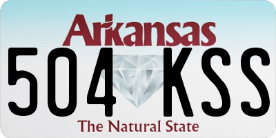 AR license plate 504KSS
