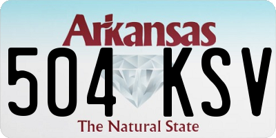 AR license plate 504KSV