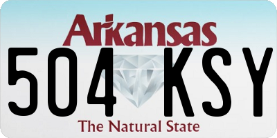 AR license plate 504KSY