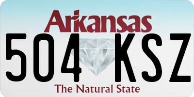AR license plate 504KSZ