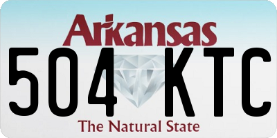 AR license plate 504KTC