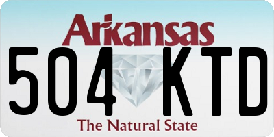AR license plate 504KTD