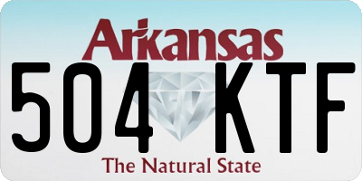 AR license plate 504KTF