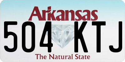 AR license plate 504KTJ