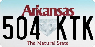 AR license plate 504KTK