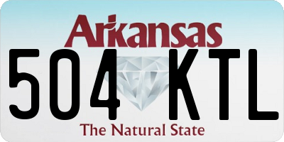 AR license plate 504KTL