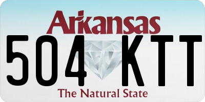 AR license plate 504KTT