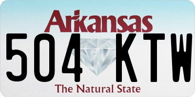 AR license plate 504KTW