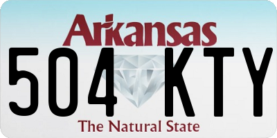 AR license plate 504KTY