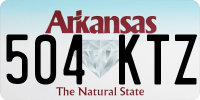 AR license plate 504KTZ