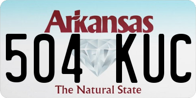 AR license plate 504KUC