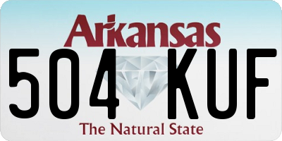 AR license plate 504KUF