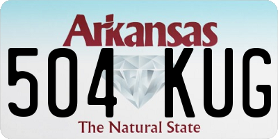 AR license plate 504KUG