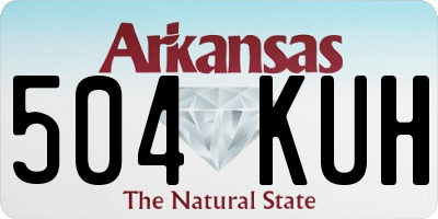 AR license plate 504KUH