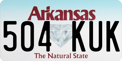 AR license plate 504KUK