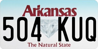 AR license plate 504KUQ