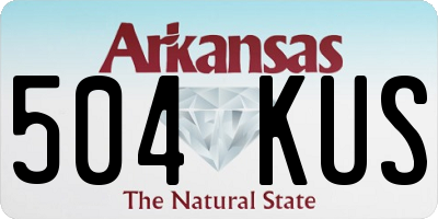 AR license plate 504KUS