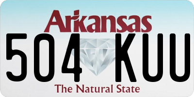 AR license plate 504KUU