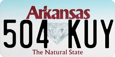 AR license plate 504KUY