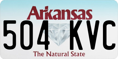 AR license plate 504KVC