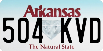 AR license plate 504KVD