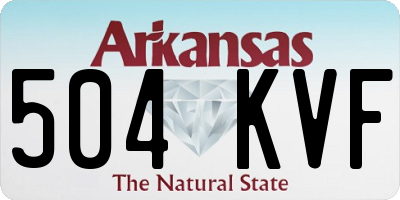 AR license plate 504KVF