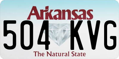 AR license plate 504KVG