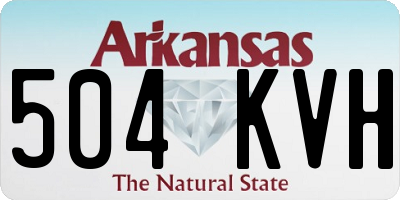 AR license plate 504KVH