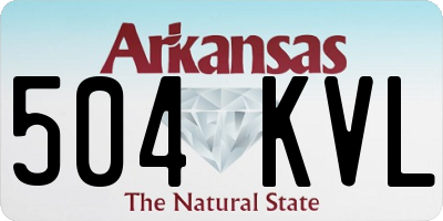 AR license plate 504KVL