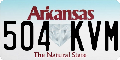 AR license plate 504KVM