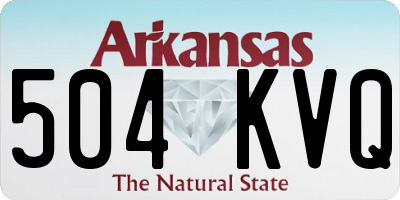 AR license plate 504KVQ