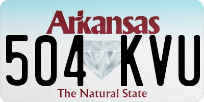 AR license plate 504KVU