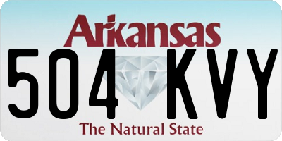 AR license plate 504KVY