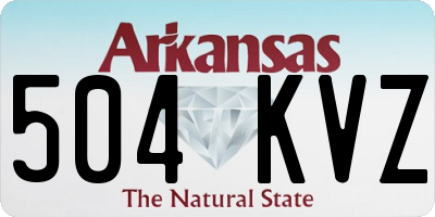 AR license plate 504KVZ