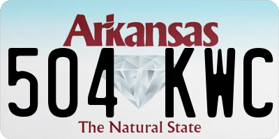 AR license plate 504KWC